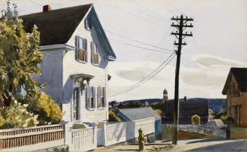 la maison d’adam Edward Hopper Peinture à l'huile